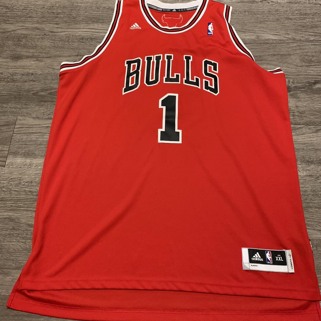 Vintage Y2k Adidas Retro Nba Chicago Bulls Derrick - Depop