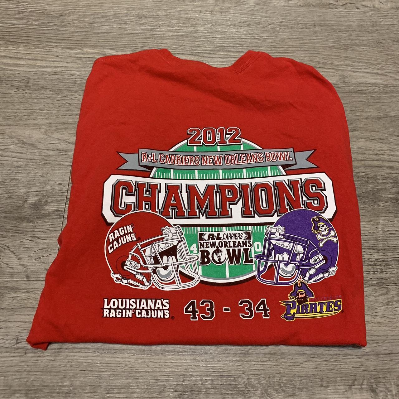 Vintage Y2K Louisiana At Lafayette Ragin Cajuns... - Depop