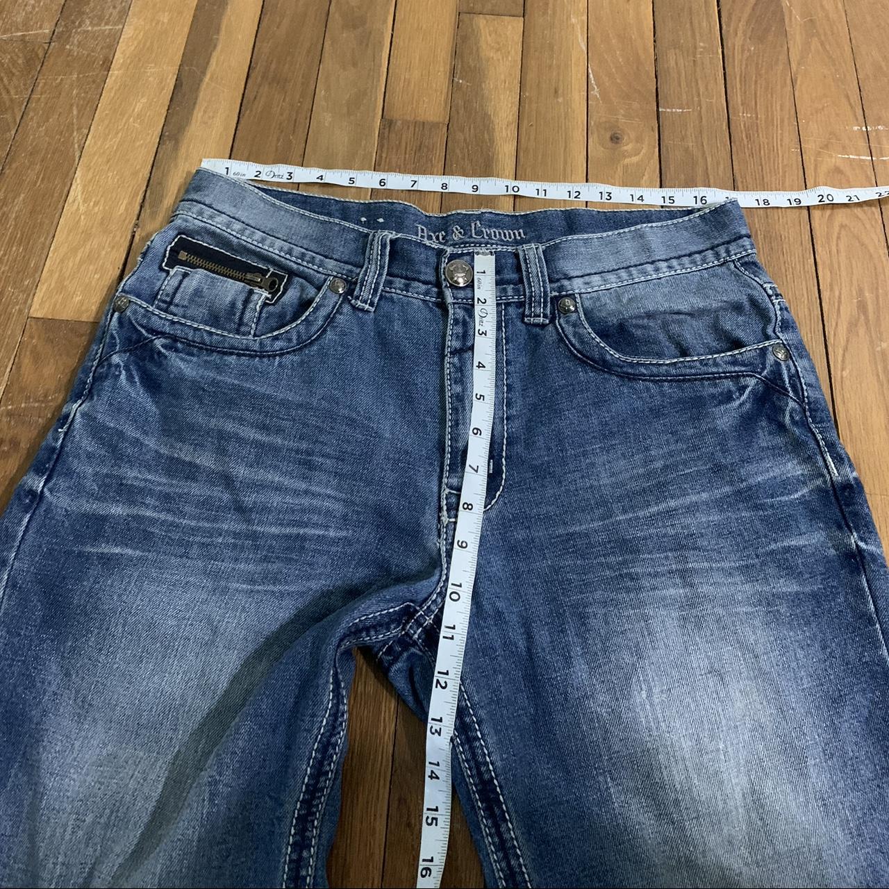 Vintage Axe & Crown Denim Shorts Baggy Jorts Back | Depop
