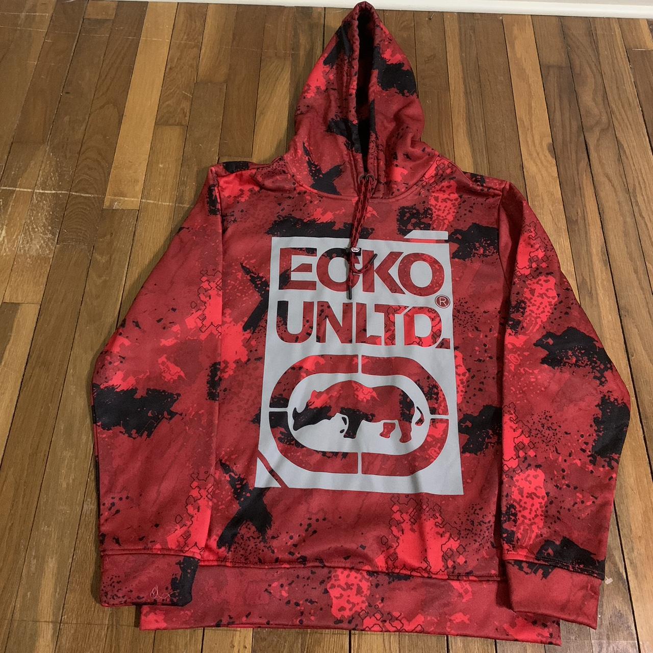Y2K Ecko Unltd Athletic Hoodie Pullover