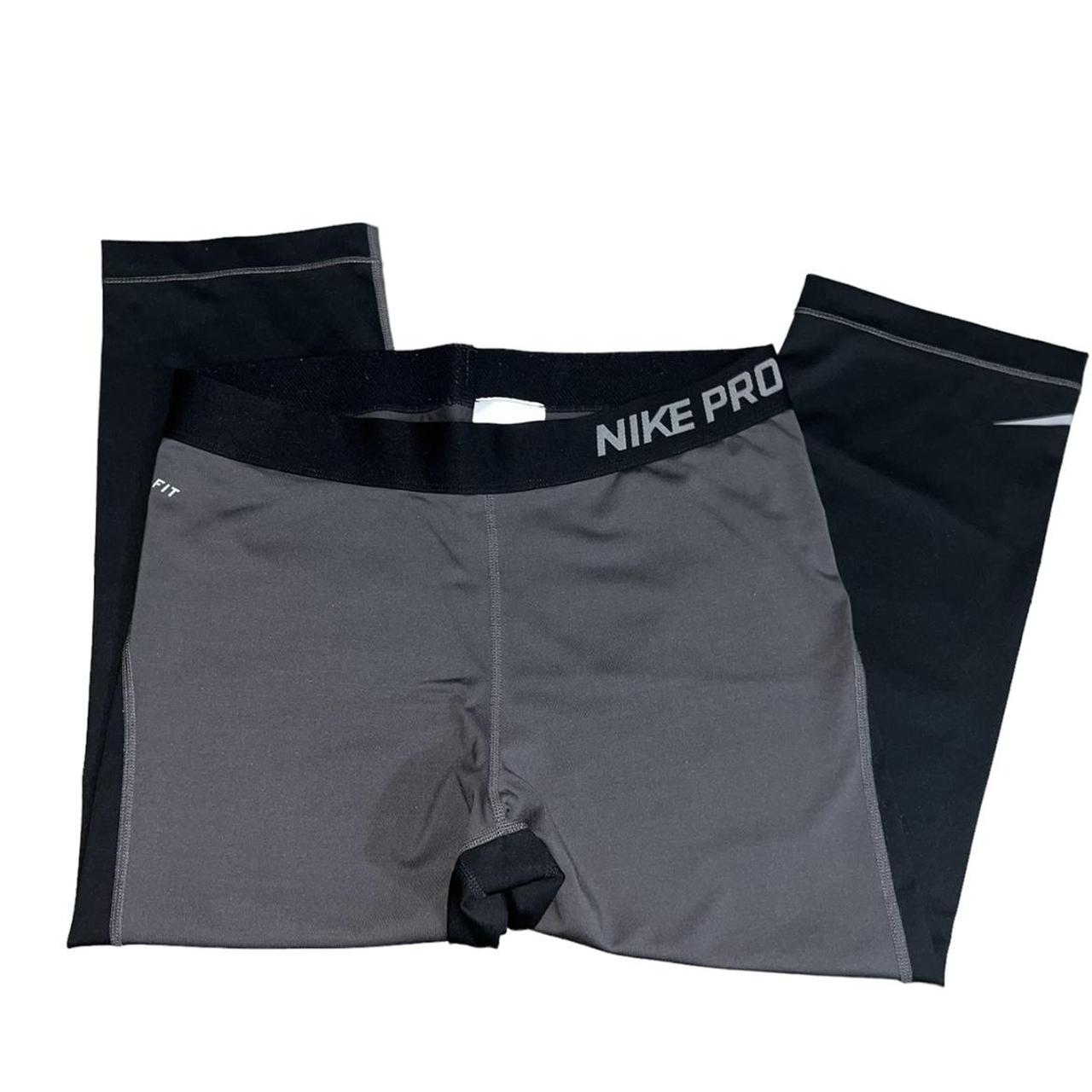 nike pro grey spandex