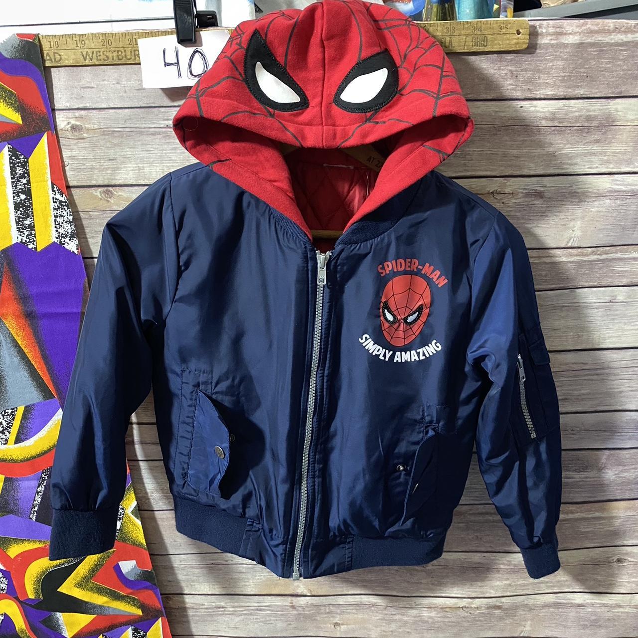 Spider man jacket with mask hood kids boys or... - Depop