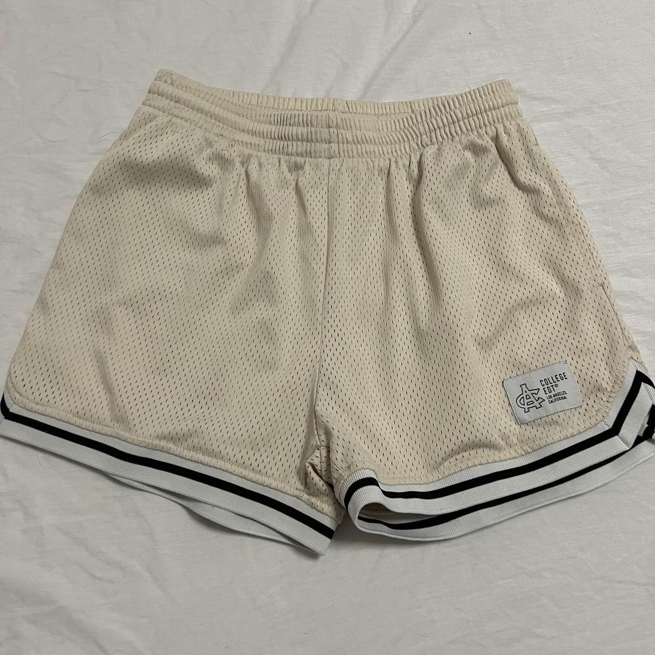 Cream Basketball Short Factorie AUS size S True to... Depop