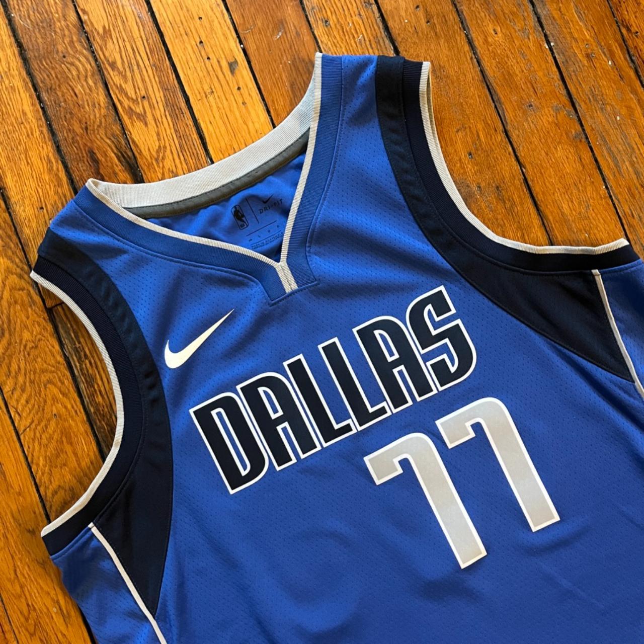 NBA NIKE Authentic Swingman Jersey Dallas Mavericks - Depop