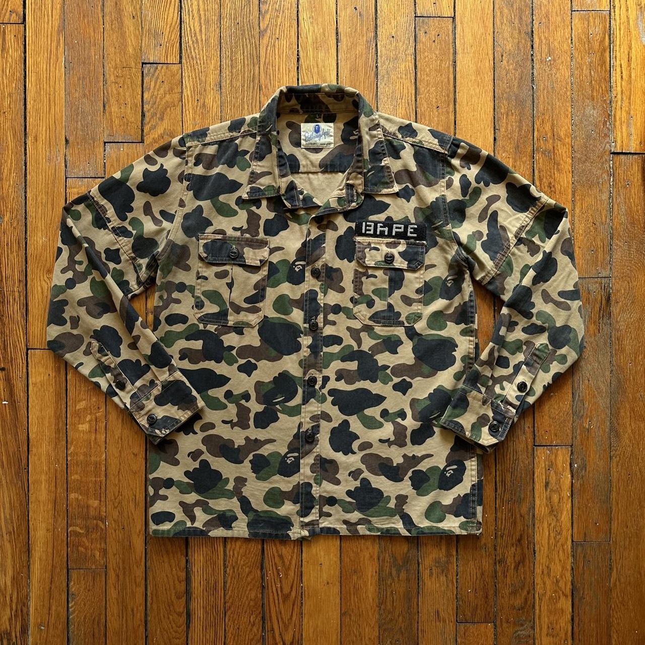 B.A.P.E Bathing Ape Busy Works Made in Japan Bubble... - Depop