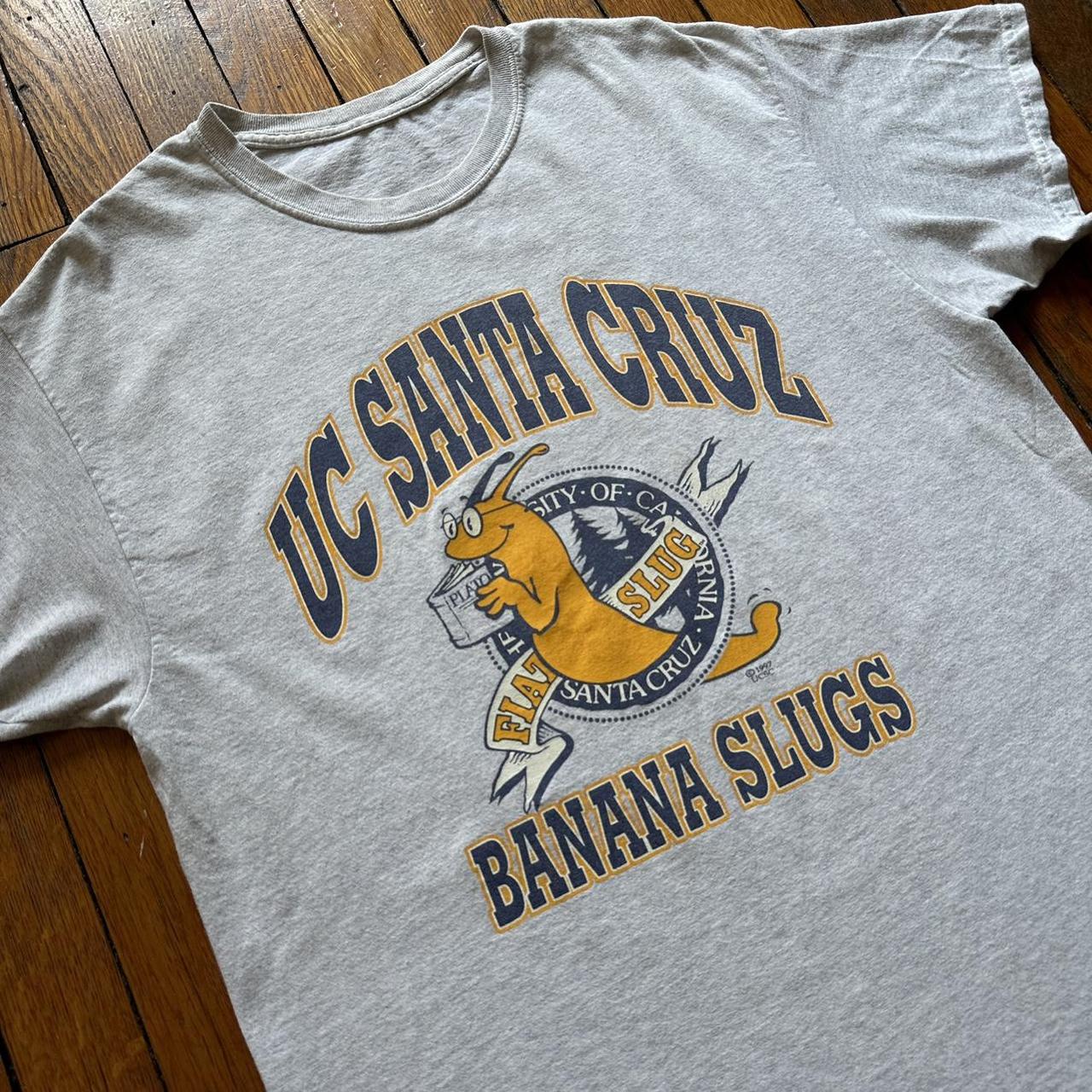 Vintage 1997 UC Santa Cruz Banana Slugs T shirt Pulp Fiction buy Travolta Men XXL