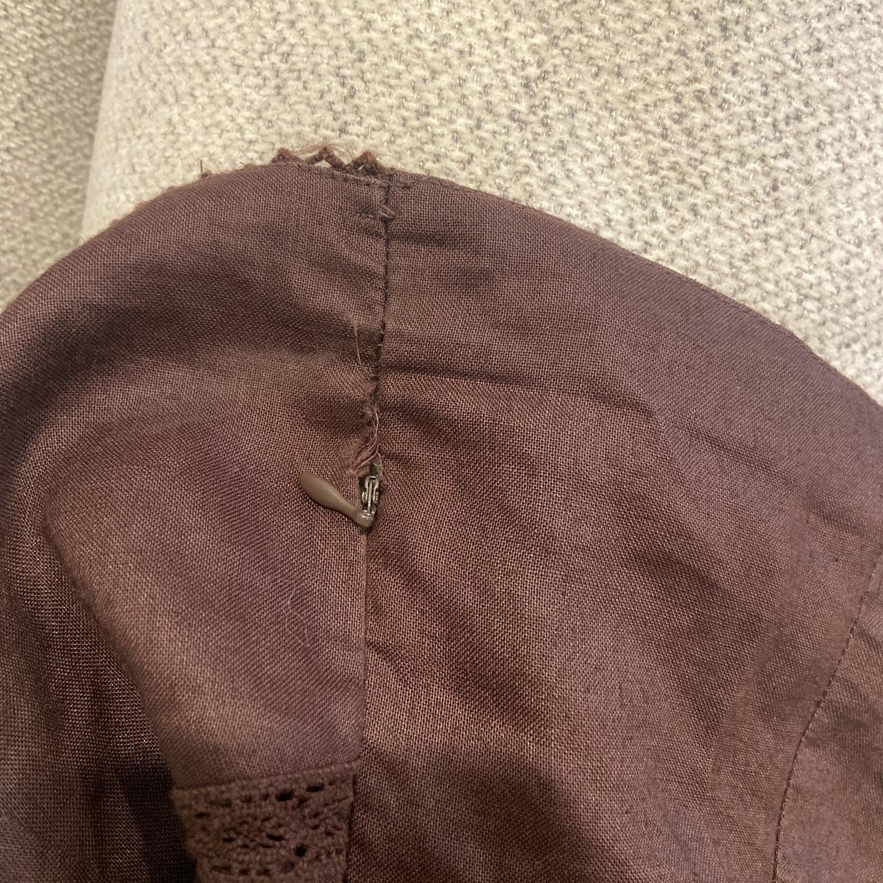 Zara Women's Brown Dress Depop