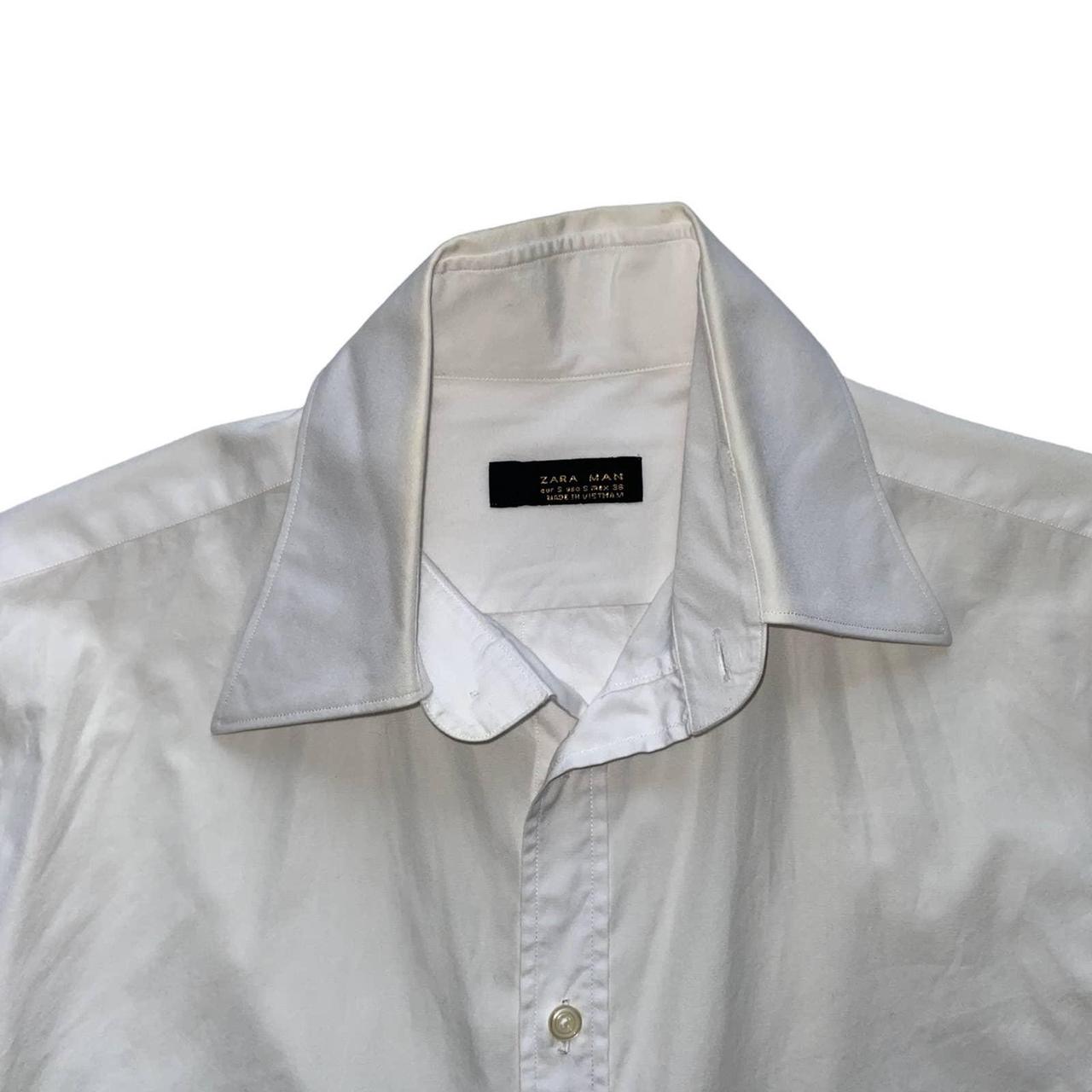 ZARA MAN White Button Down Shirt Size S * 100%... - Depop