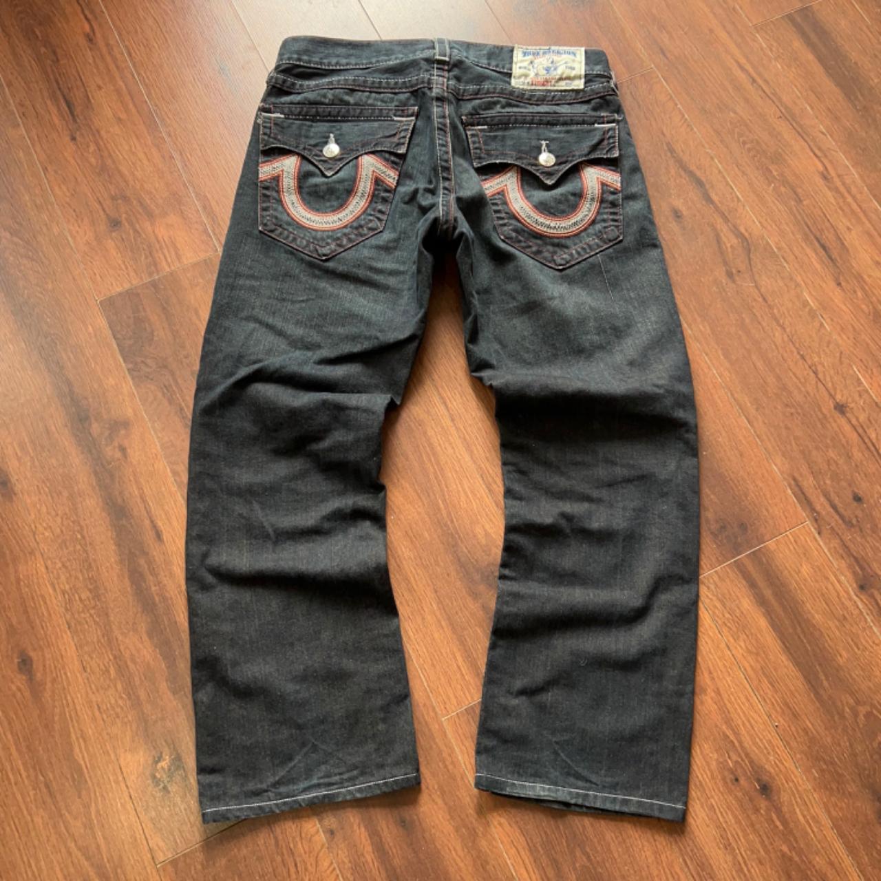 Vintage Y2K 90s True Religion Embroidered Baggy | Depop