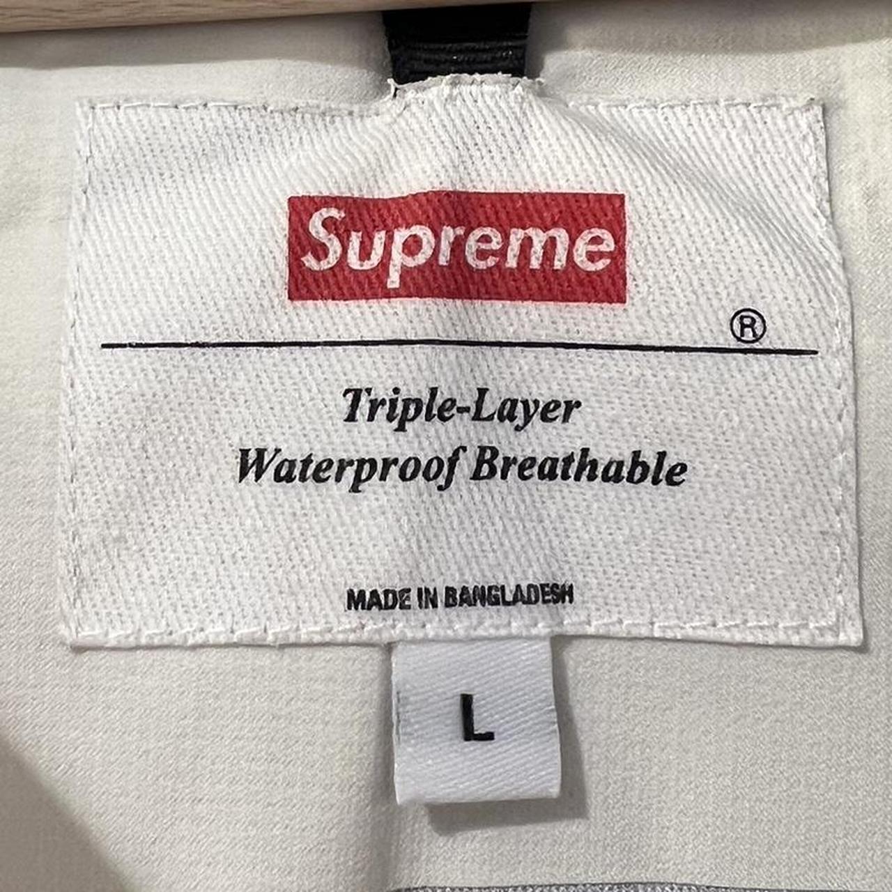 Supreme SS16 Apex Taped Seam White Jacket - white... - Depop