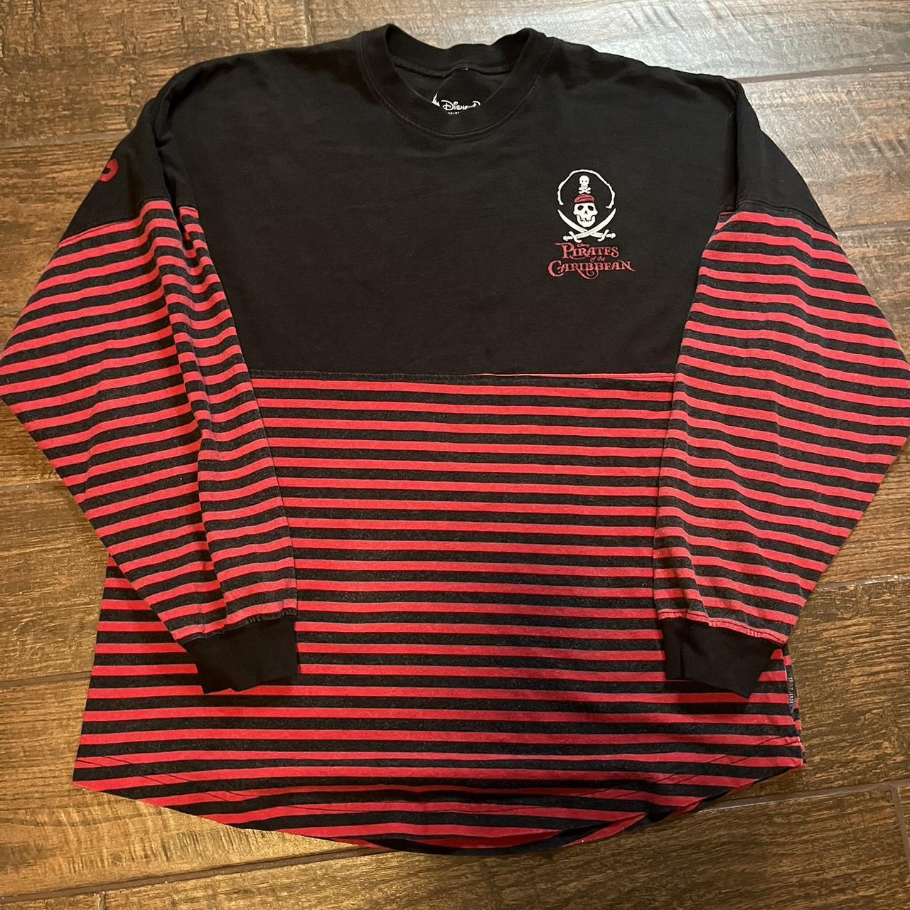 Pirates of The Caribbean Spirit Jersey Small Red... - Depop