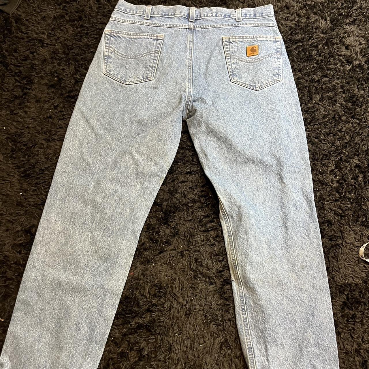 Carhartt Blue Jeans Men’s 38 X 30 Straight... Depop