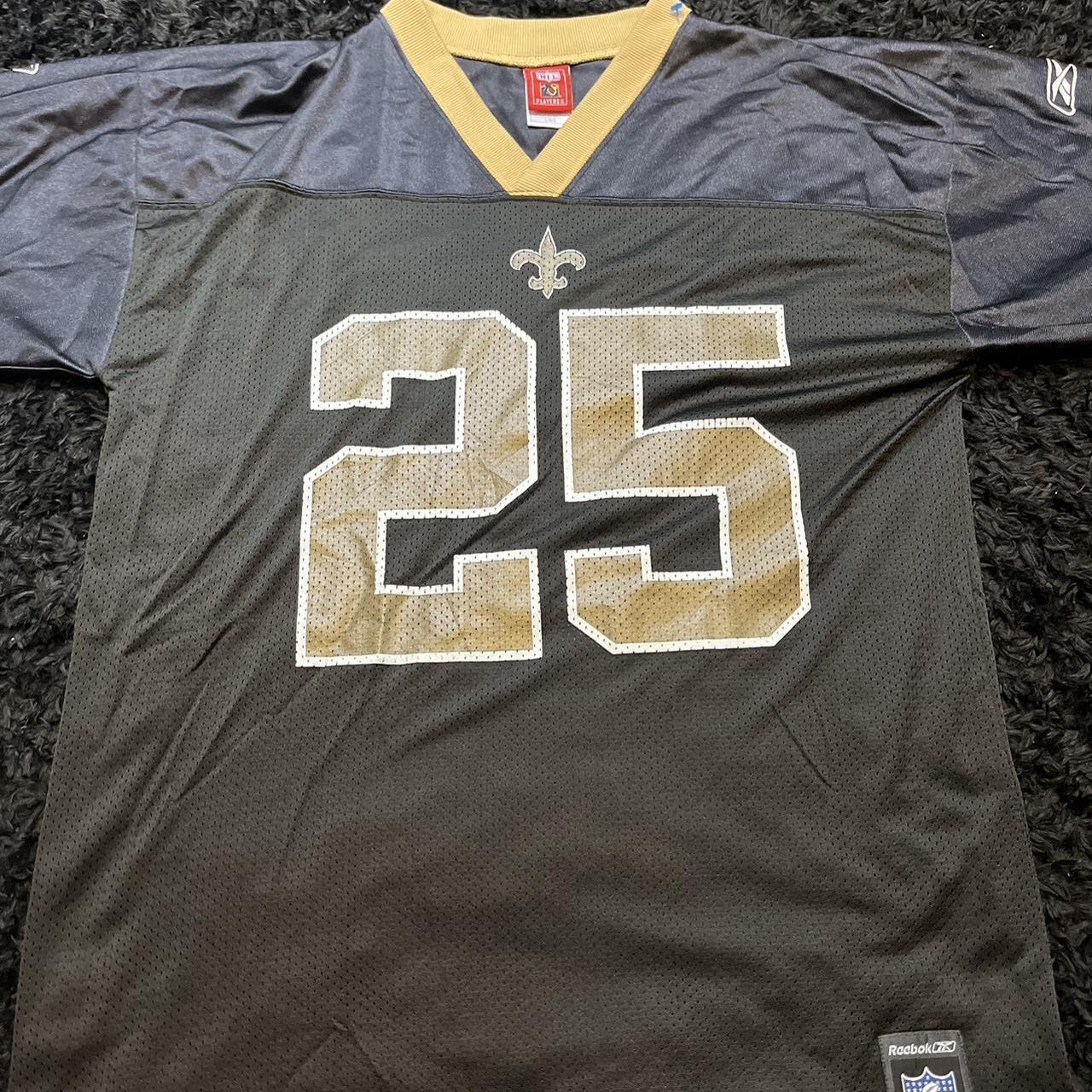 Reebok, Shirts, 25 Reggie Bush New Orleans Saints Reebok Jersey