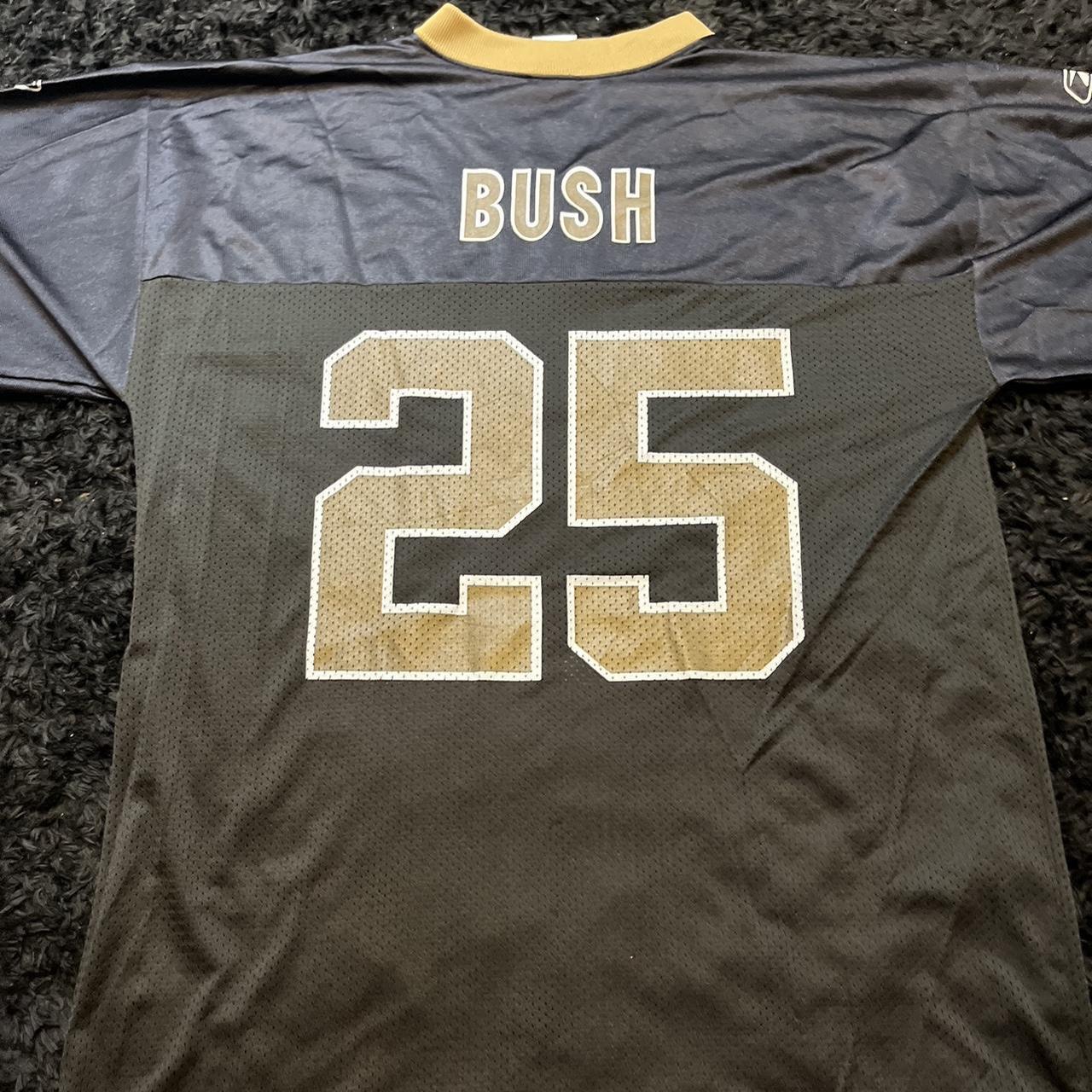 NFL New Orleans Saints Reggie Bush 25 Reebok Black Jersey Youth L