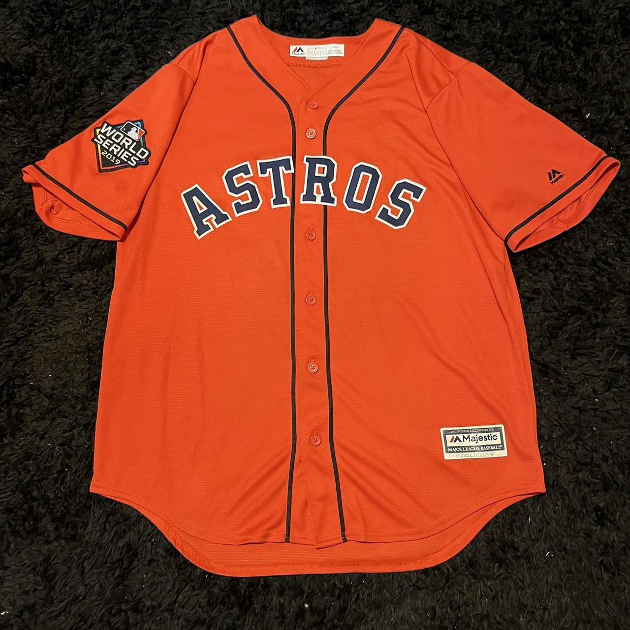 Gerrit Cole Houston Astros 2019 World Series Orange - Depop