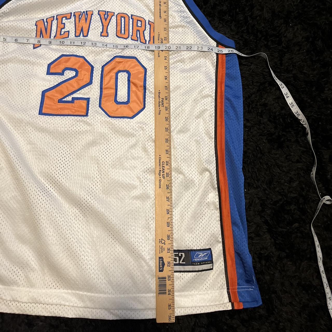 VINTAGE New York Knicks Mens Jersey XXL White Allan Houston 20