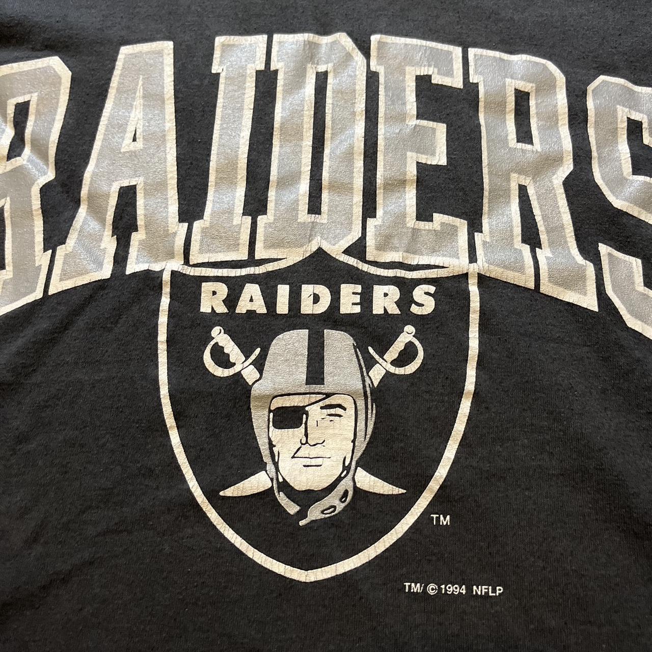 Vintage 1996 Oakland Raiders Tee Size: - Depop