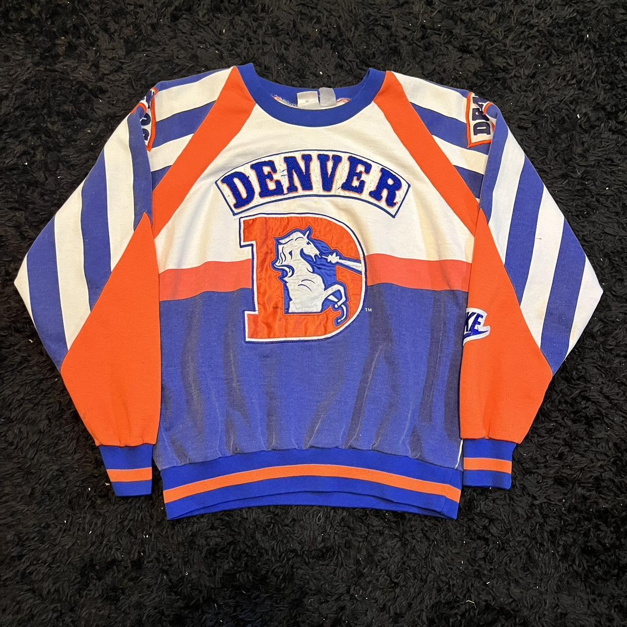 Vintage Denver Broncos NFL Embroidered Sweatshirt 