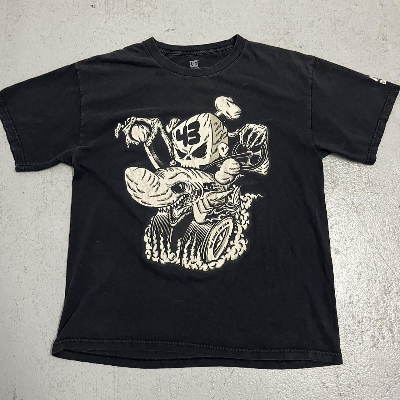 Dc Blockhead Skull Theme T-Shirt (Adult Large Skate... - Depop