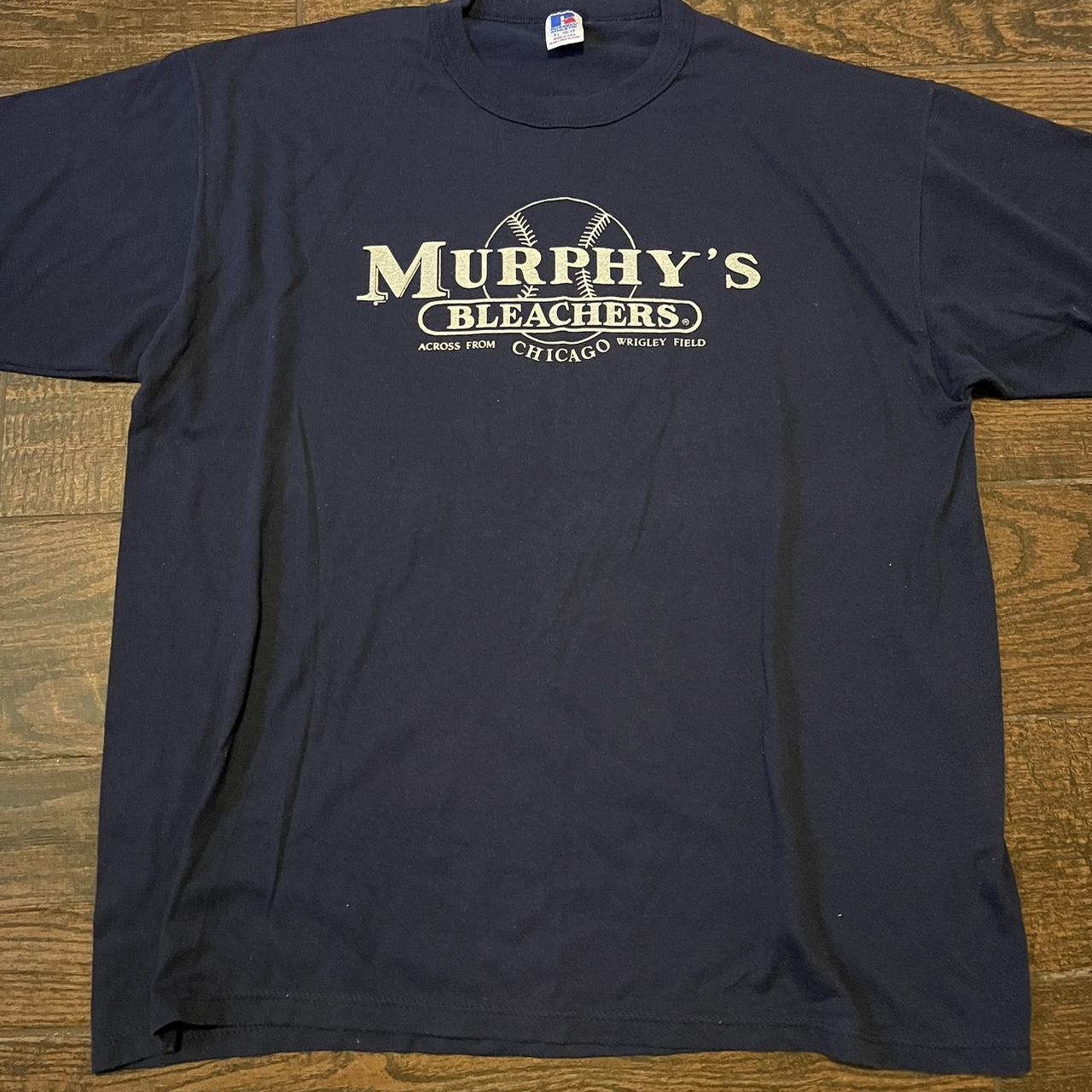 Vintage Murphys Bleachers Shirt Mens XL Blue Wrigley... Depop