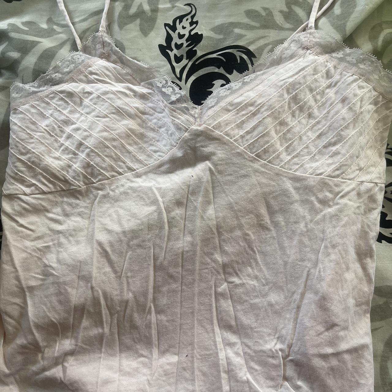 Gap Women's Pink Vest Depop