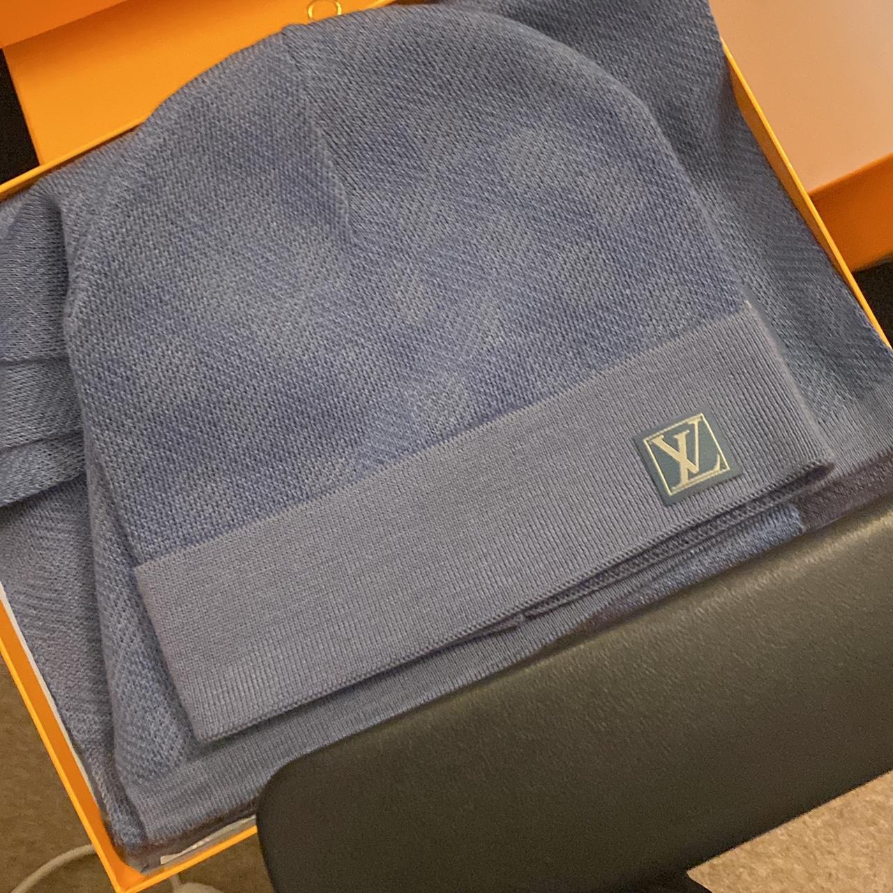 Louis Vuitton Men's Blue Hat | Depop