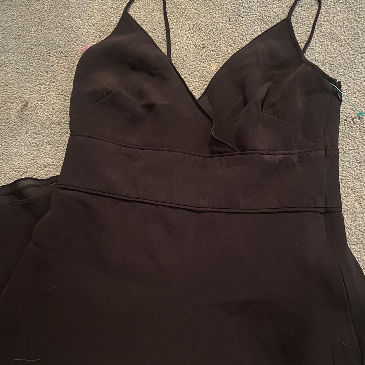 Ann Taylor black mid length formal dress - Depop