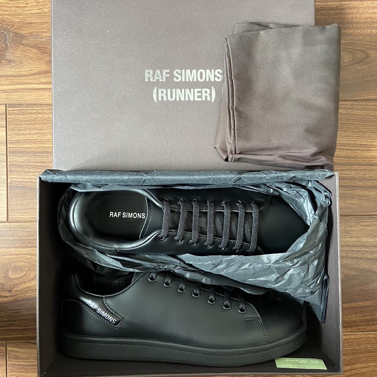 Raf Simons Men's Black Trainers | Depop