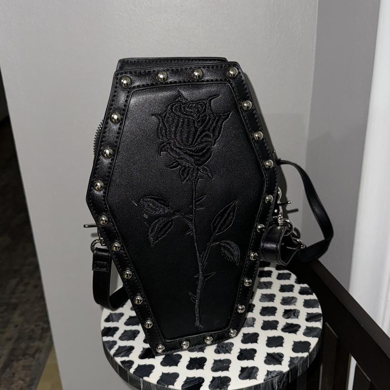 Rose Coffin Stud Purse from WIDOW by Dollskill... - Depop