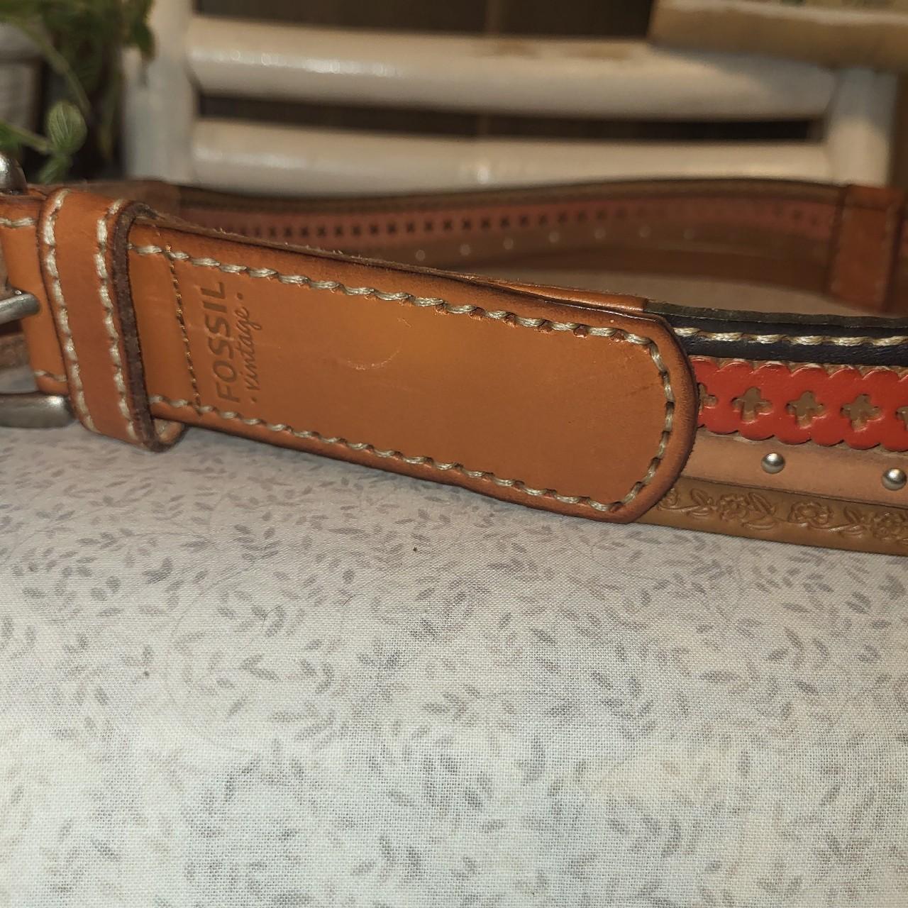 Fossil Women's Belt - Brown/Multi – Fossil Genuin… - image 4