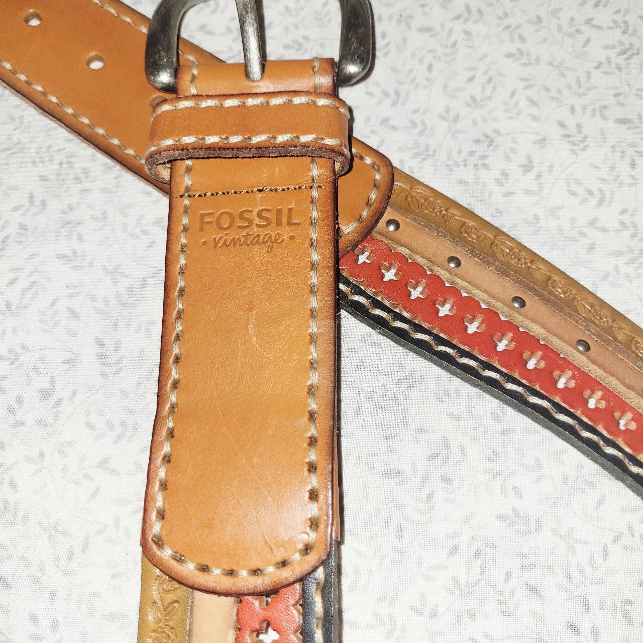 Fossil Women's Belt - Brown/Multi – Fossil Genuin… - image 3