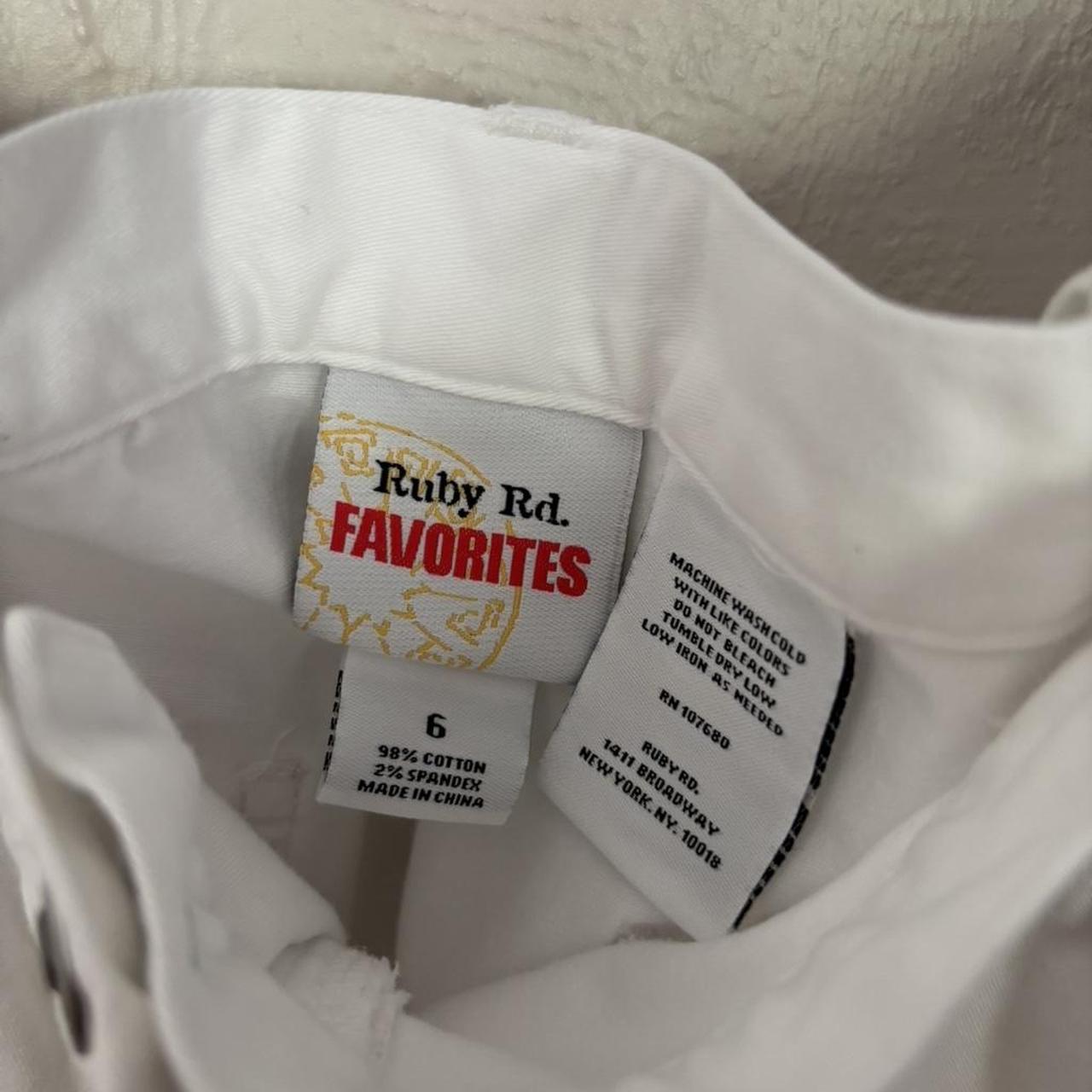 Ruby Rd. Women's Capri Pants - White - 6 – Ruby R… - image 3