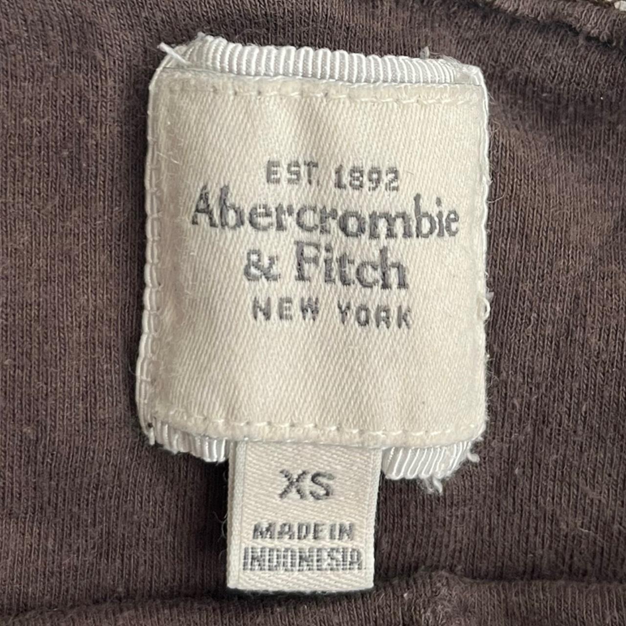 Abercrombie & Fitch Women's Brown and Tan Vest | Depop