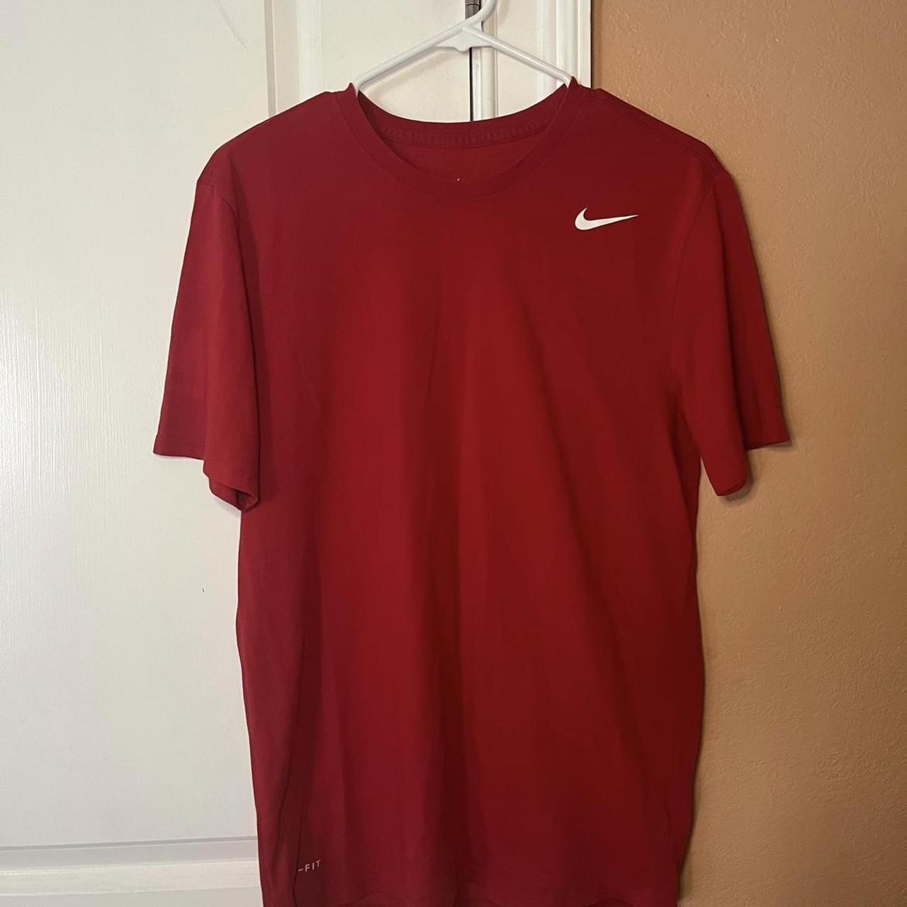 team red nike shirt