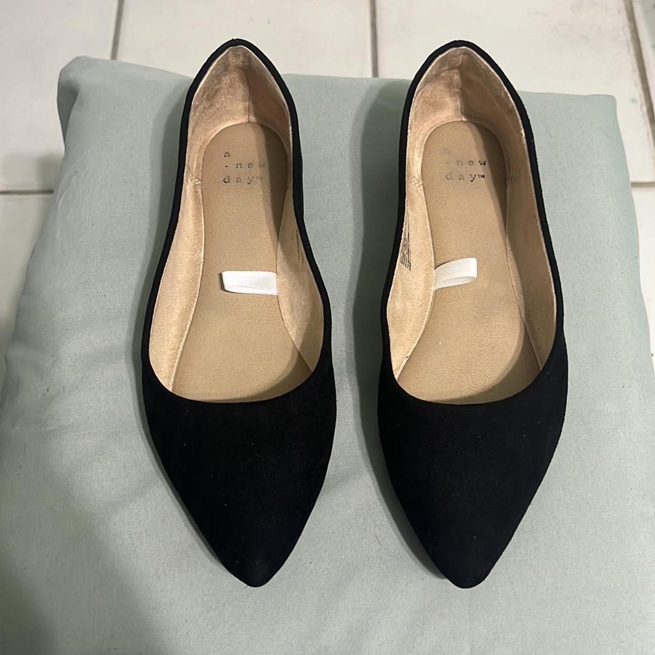 A new day black flats Size 6.5 Very good condition - Depop