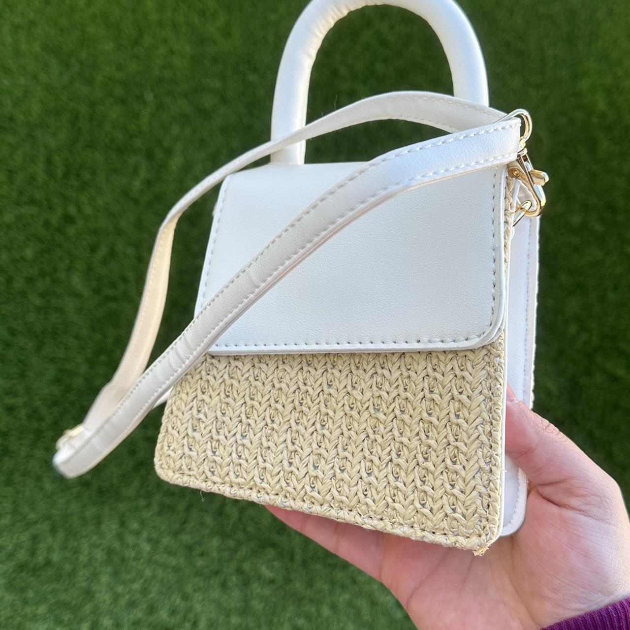 Small on sale woven purse