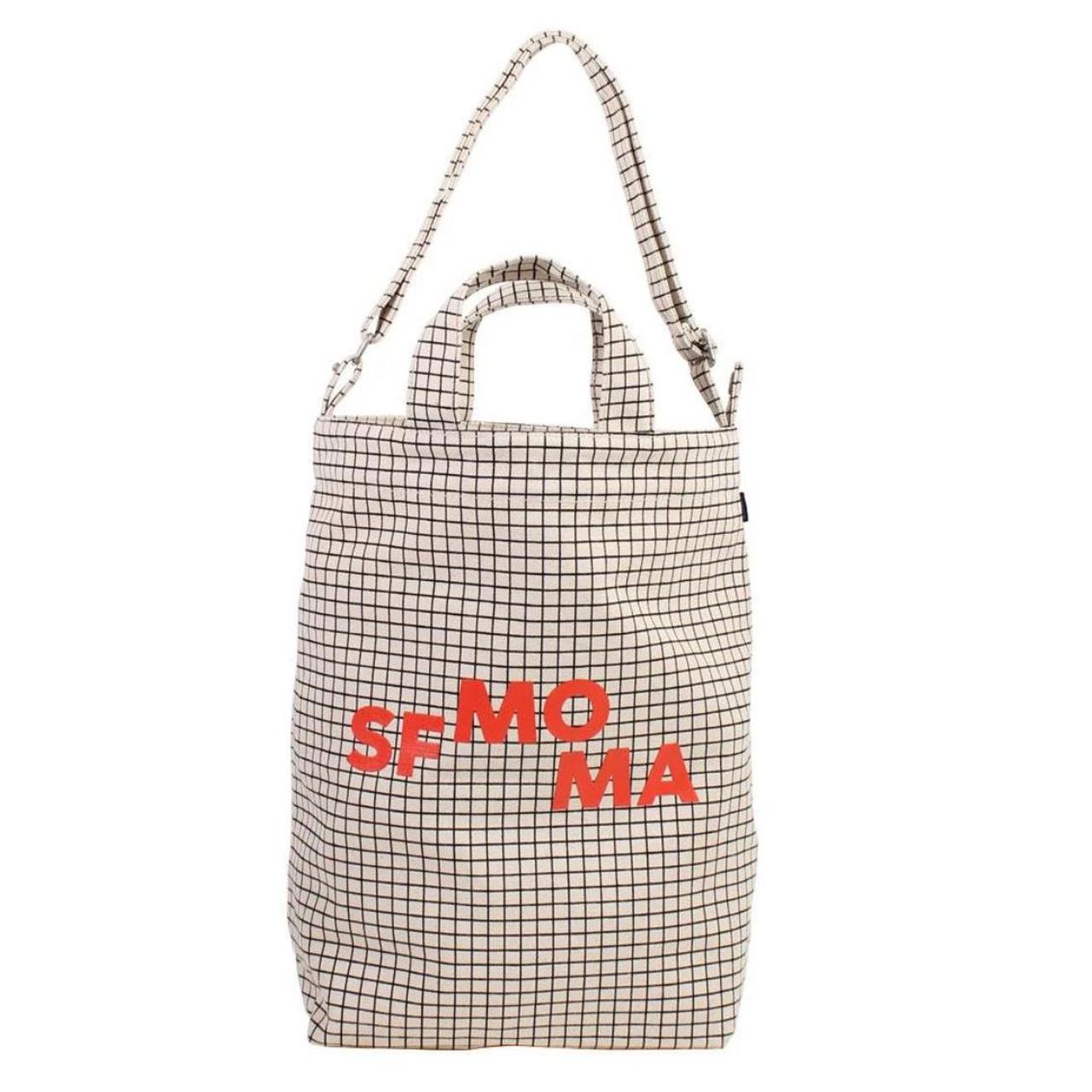 Baggu Women's Bag Cream/Multi – Baggu SF MOMA Bag 100% 16 …