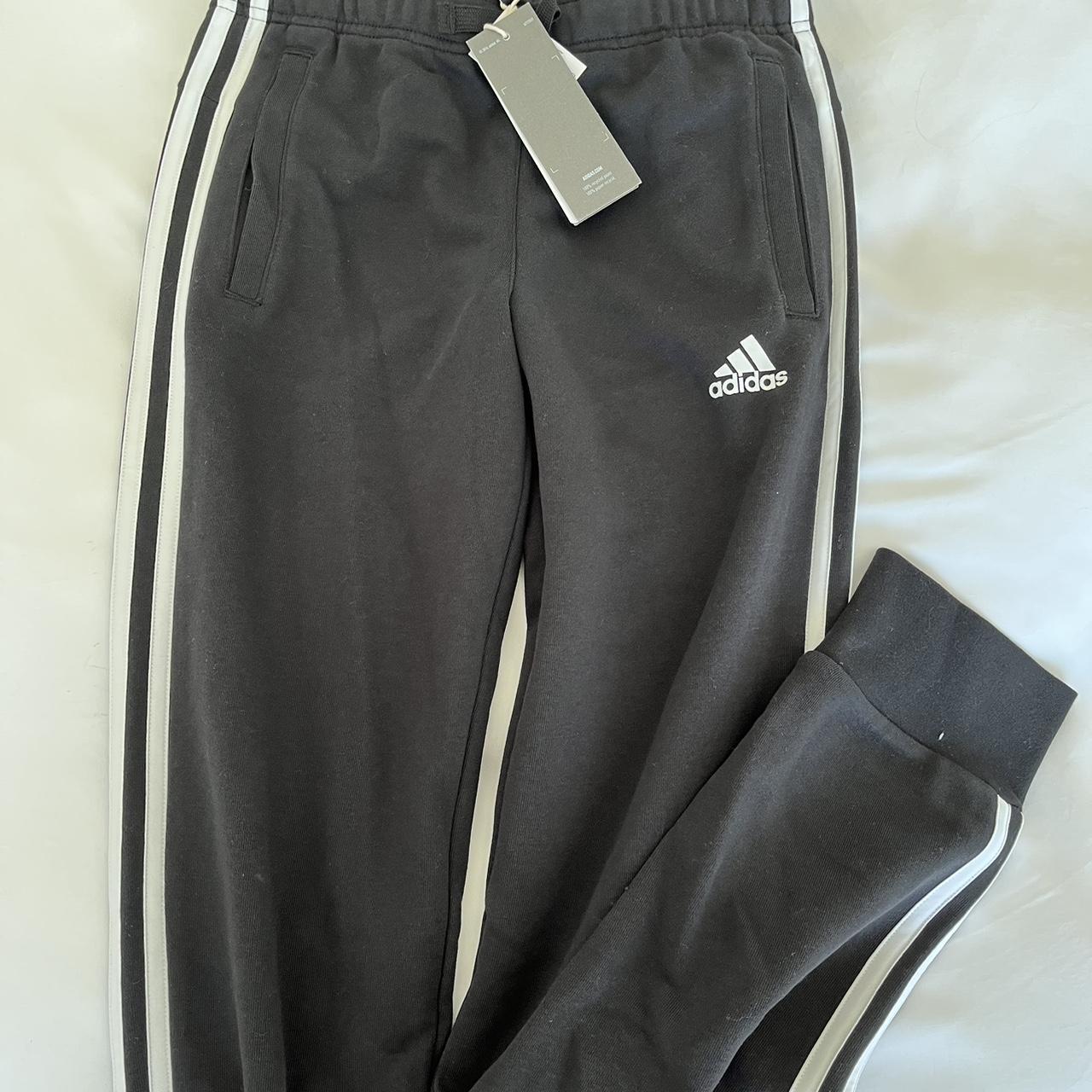 black adidas trackies. brand new with tags - Depop