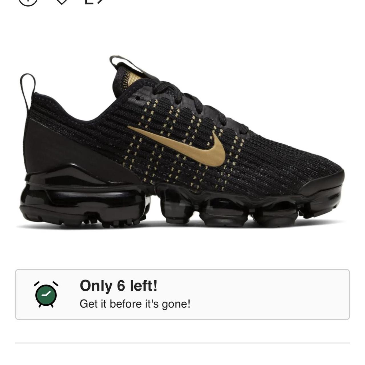 Nike vapormax gold tick best sale