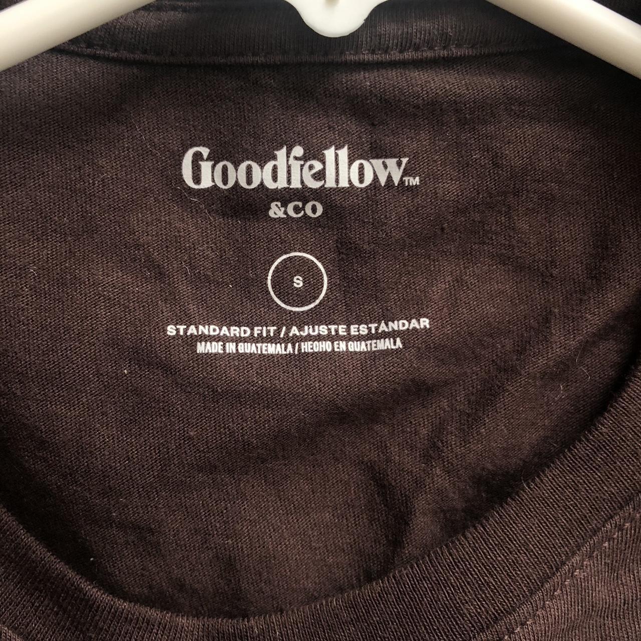 Goodfellow & Co. Men's Brown and Green T-shirt | Depop