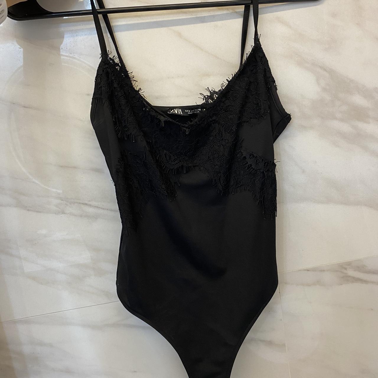 Zara lace bodysuit Size small Gorgeous bodysuit, - Depop