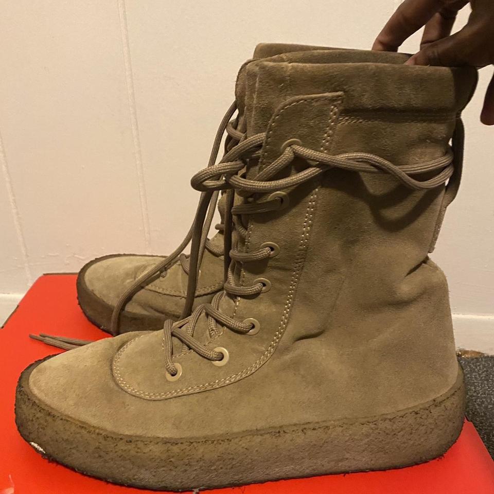 Yeezy Season 2 Crepe Boots - Size 43 / US 10 Comes... - Depop