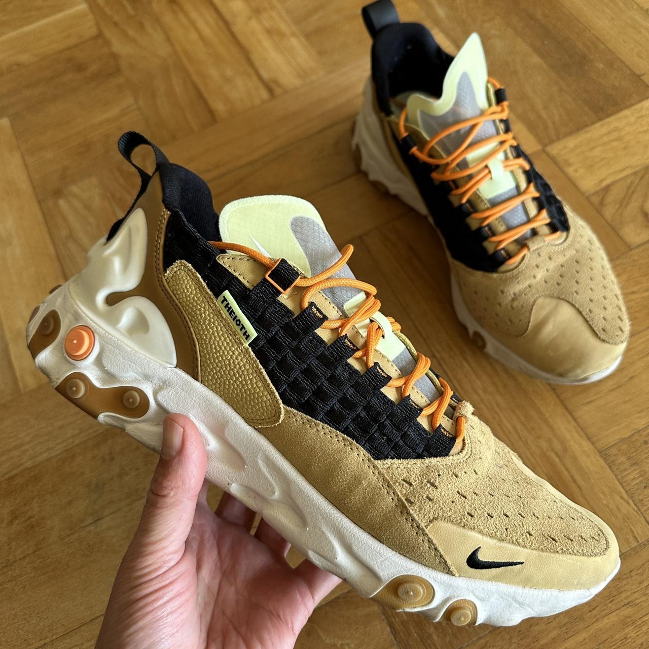 NIKE REACT SERTU 'The 10th' Club Gold Black Depop