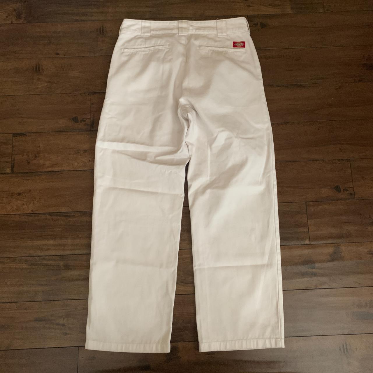 Dickies Red Tab White Work Pants Pants look brand... Depop