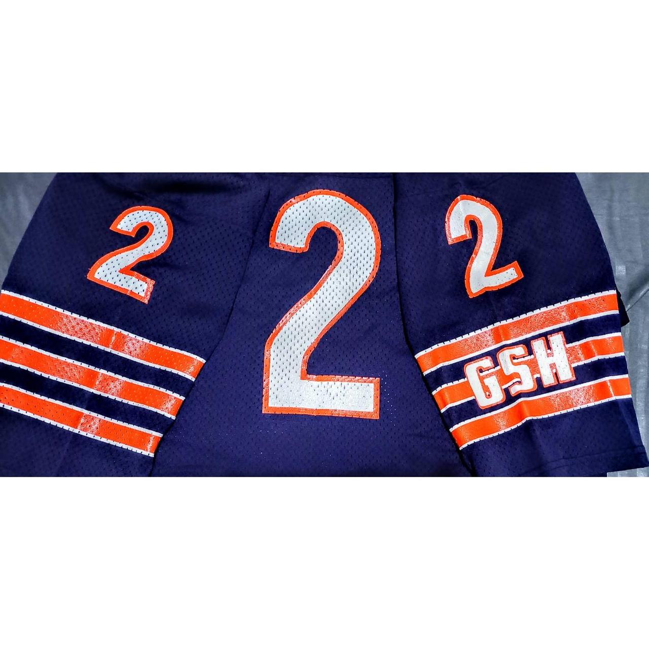 Doug FLUTIE 2 1986 Rookie Chicago Bears 80s Sand Knit Jersey 