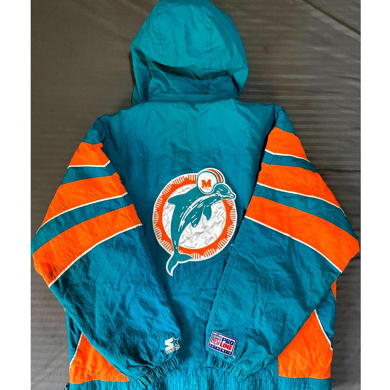 Miami Dolphins Green and Orange Jacket