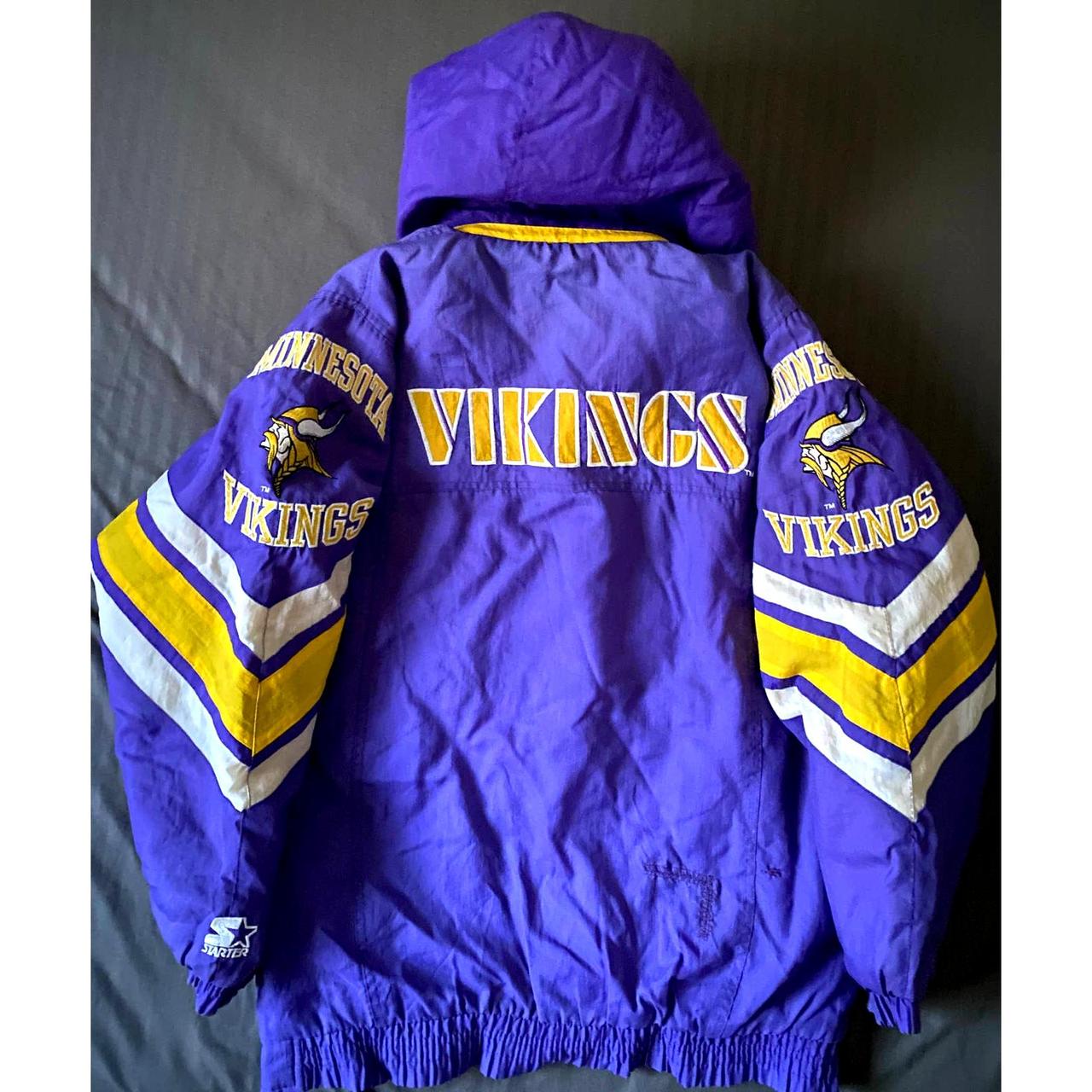 Vintage Minnesota Vikings Starter Jacket very good - Depop