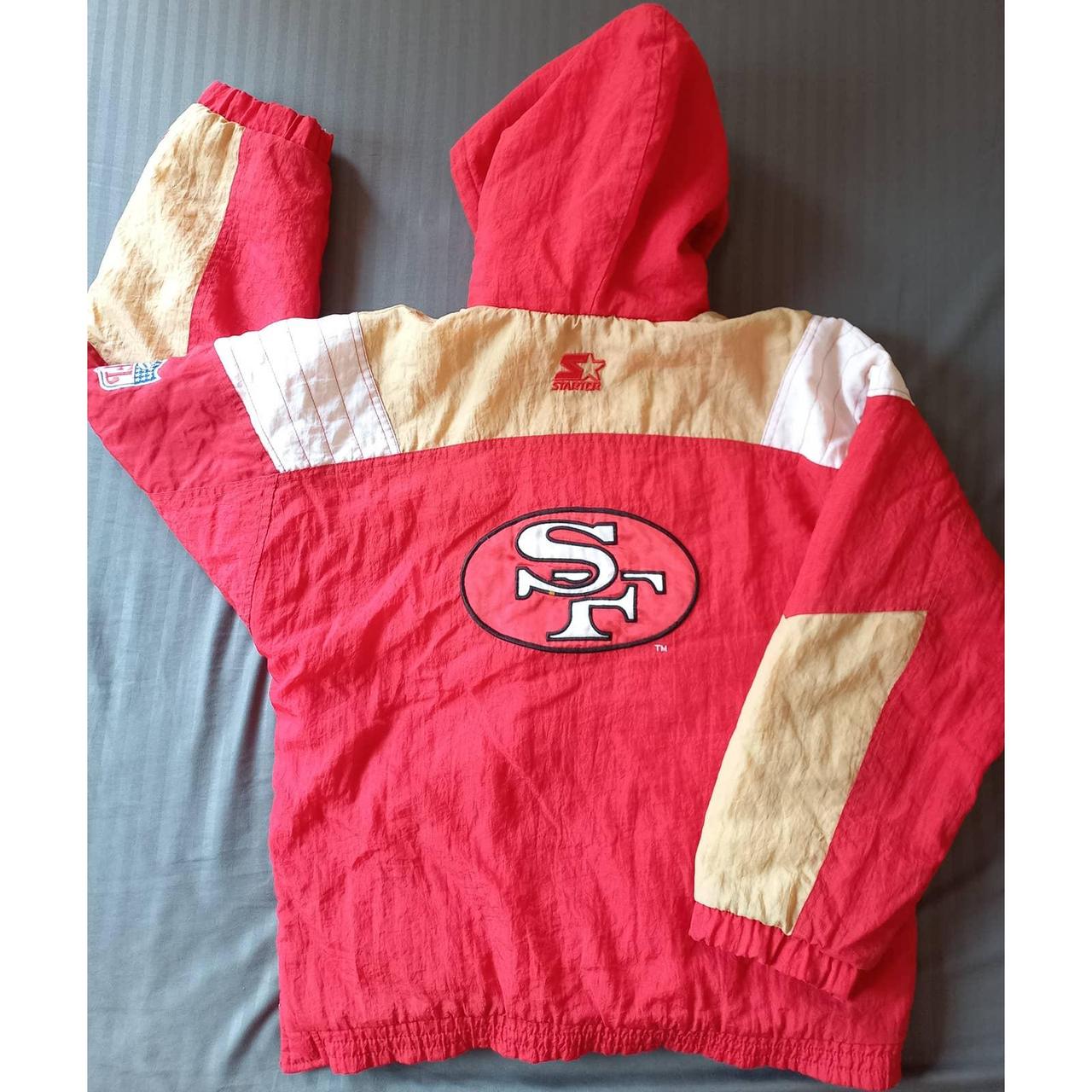 Vintage 90's San Francisco 49ers Windbreaker Jacket - Depop