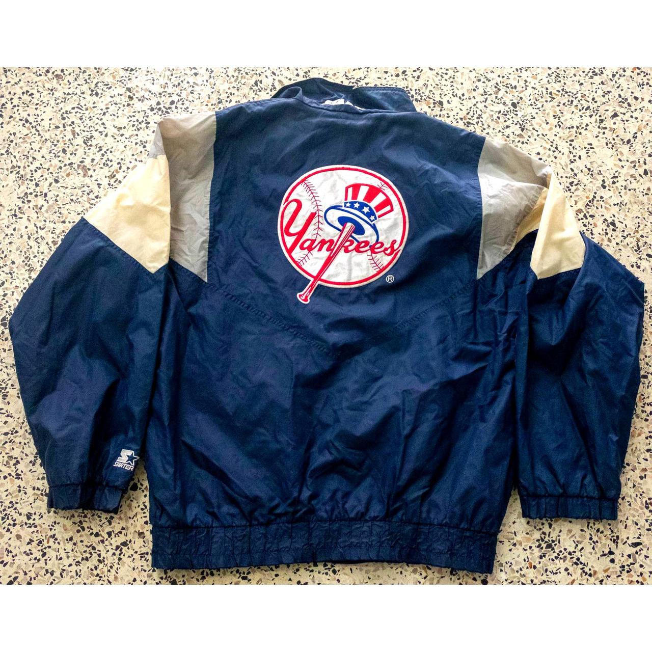 Starter Men's Windbreaker Jacket - Navy - XXL