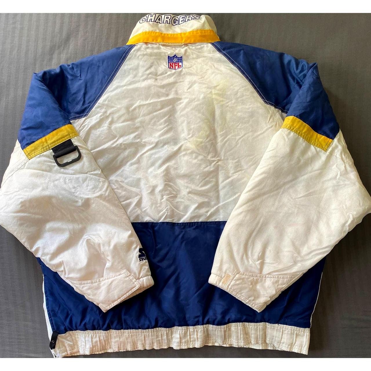 San Diego Chargers LA 90s STARTER jacket puffer XL... - Depop